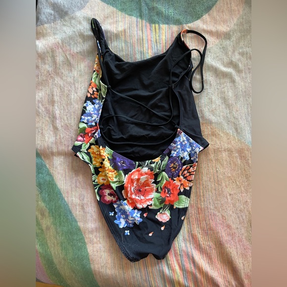 Urban Outfitters Floral Bathing Suit - Size Large - Picture 2 of 3